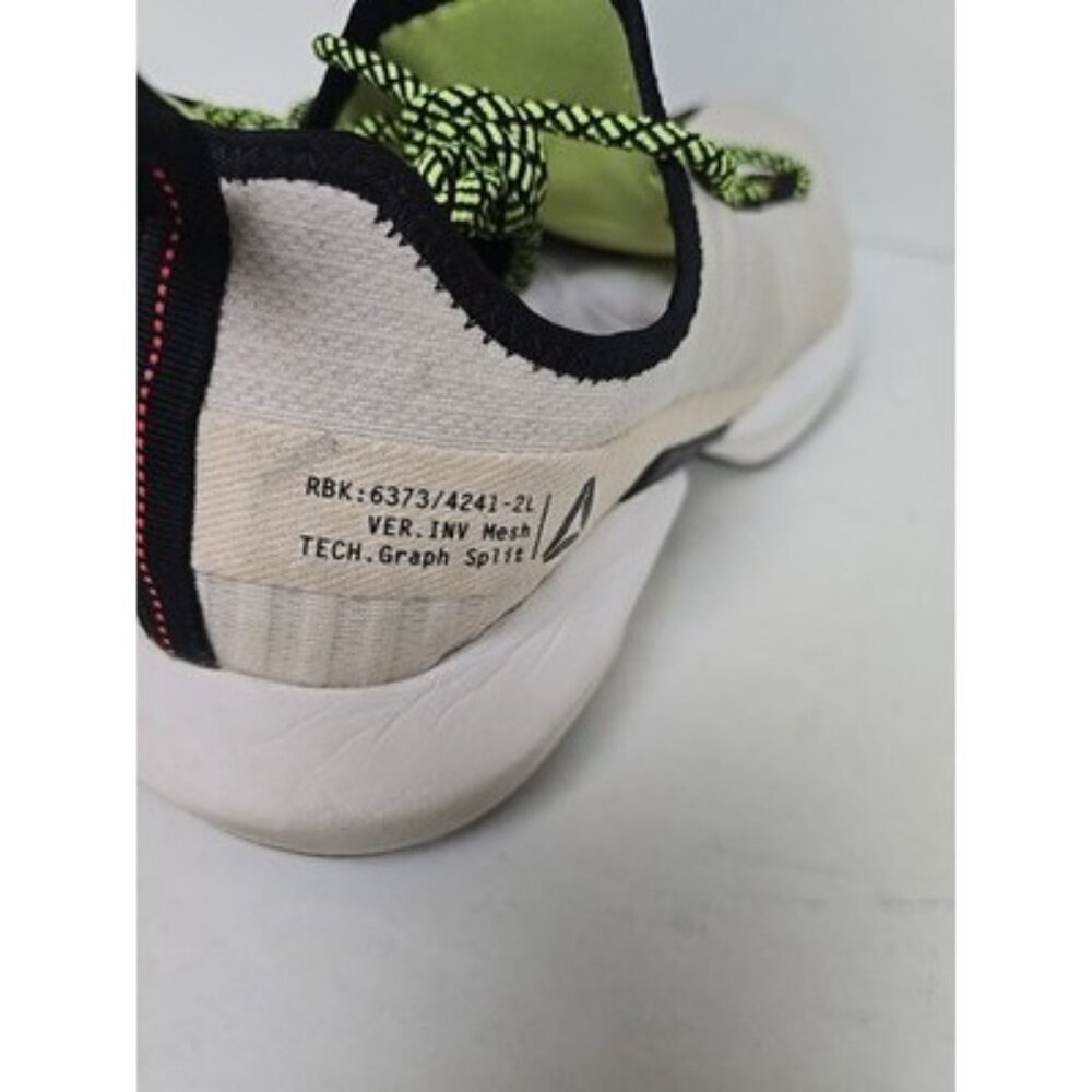 Reebok Men's Sole Fury DV4482 Running Shoe White Green Size 12.5M - Picture 3 of 8
